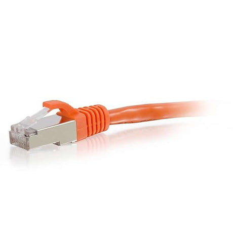 C2G 00877 Cat6 Cable - Snagless Shielded Ethernet Network Patch Cable, Orange (2 Feet, 0.60 Meters) 2 Feet Orange