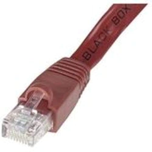 BLACK BOX NETWORK SRV - GigaTrue CAT6 Channel 550-MHz Patch Cable UTP Snagless Boots Red 100-ft. 30.4-m