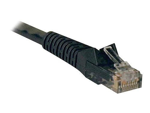 Tripp Lite N201-001-BK50BP Cat6 Gigabit Snagless Molded Patch Cable RJ45 50 Piece Bulk Pack 1', Black