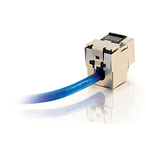 C2G / Cables to Go 35217 Cat6 Shielded 90º Keystone Jacks