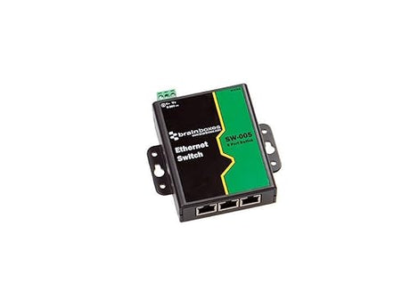 Brainboxes 5 Port Unmanaged Ethernet Switch Wall Mountable Components Other SW-005