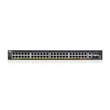 Zyxel 48-Port GbE L3 Access PoE+ Switch with 6 10G Uplink (960 W) (XGS2220-54FP)