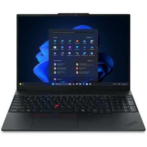 Lenovo ThinkPad E16 Gen 3 21TF001HUS 16 Notebook - WUXGA - Intel Core 5 210H - 16 GB - 256 GB SSD - English Keyboard - Black - Intel Chip - 1920 x 1200 - Windows 11 Pro - Intel - In-plane Switching (