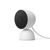 Google indoor Nest Security Cam 1080p (Wired) - 2nd Generation - Snow Snow 1 Count (Pack of 1) Security Cam (Wired) - 2nd Gen