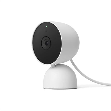 Google indoor Nest Security Cam 1080p (Wired) - 2nd Generation - Snow Snow 1 Count (Pack of 1) Security Cam (Wired) - 2nd Gen