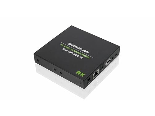 IOGEAR Extra Receiver for GVE4K60KIT 4K Video Extender/Splitter Over ETHERNET KI