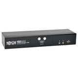 Tripp Lite 2-Port Dvi Dual-Link/USB KVM Switch with 2 X 6 Feet Audio Cables (B004-DUA2-HR-K) Black