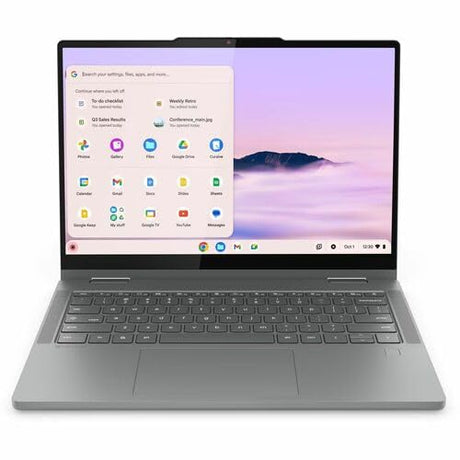 Lenovo 14IRU10 83LL000GUS 14 Touchscreen Convertible 2 in 1 Chromebook - WUXGA - Intel Core 7 250U - 16 GB - 512 GB SSD - English Keyboard - Luna Gray - Intel Chip - 1920 x 1200 - ChromeOS - Intel