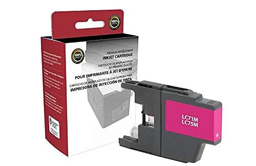 CIG Remanufactured High Yield Magenta Ink Cartridge (Alternative for Brother LC71M, LC75M) (600 Yield)