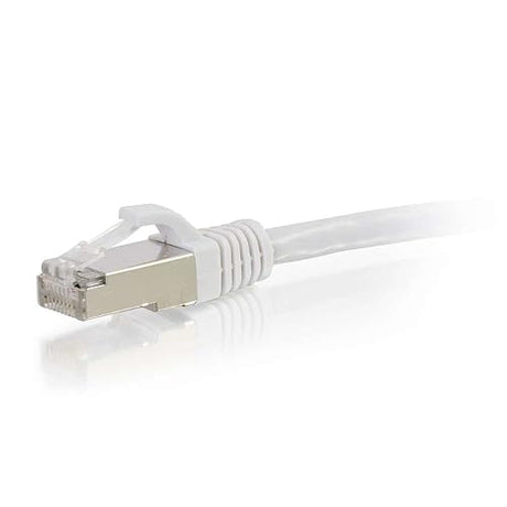 C2G 00918 Cat6 Cable - Snagless Shielded Ethernet Network Patch Cable, White (5 Feet, 1.52 Meters) 5 Feet White