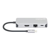 Manhattan USB-C 8-in-1 Docking Station with Power Delivery