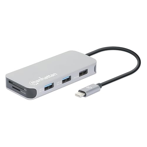 Manhattan USB-C 8-in-1 Docking Station with Power Delivery