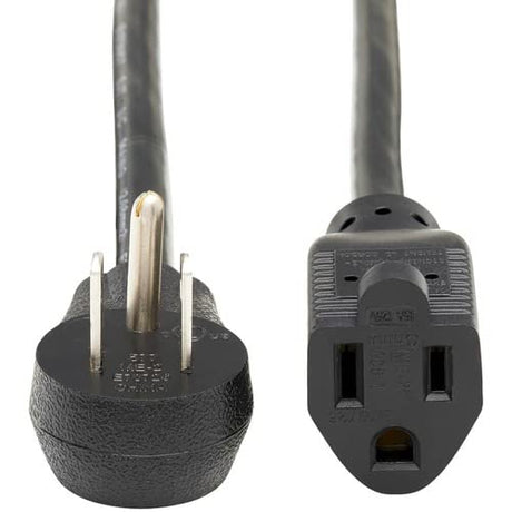 Tripp Lite Power Extension Cord Right-Angle 5-15P to 5-15R 14AWG 15A 6ft (P024-006-15D)