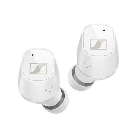Sennheiser CX Plus True Wireless Earbuds - Bluetooth In-Ear Headphones for Music and Calls with Active Noise Cancellation, Customizable Touch Controls, IPX4 and 24-hour Battery Life - White CX Plus TW White