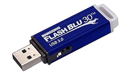 Flashblu30 with Physical Write Protect Switch SuperSpeed USB3.0 Flash Drive,Blue