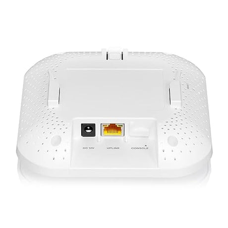 Zyxel WiFi 6 AX3000 Wireless Gigabit Access Point | Mesh, Seamless Roaming, Captive Portal & MU-MIMO | WPA3 Security | Cloud, App or Direct Management | POE+ | AC Adapter Included |NWA90AX PRO