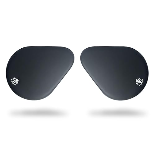 R-Go Arm Rest Split for Desk, Ergonomic Desk Extender Tray in 2 Parts, Elbow & Wrist Support, Soft Sponge Built-in, Easy Typing Pain Relief, Punch-Free Clamp on, Black (2pcs)