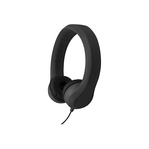 HamiltonBuhl Kids-BLK Wired Headphones, Black