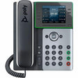 Poly Edge E300 IP Phone - Corded - Corded - Desktop - Black - TAA Compliant - VoIP - 2 x Network (RJ-45) - PoE Ports