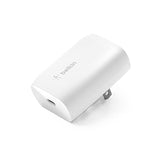 Belkin USB C Charger Block 30W - USB-C to Lightning Cable Included - PPS PD 3.0 Super Fast Charging - Samsung Galaxy S25, Apple iPhone 14, 14 Pro, 14 Pro Max, iPhone 13, & More - White