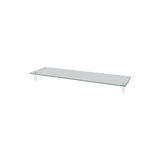 Kantek Extra-Wide Glass Monitor Riser, 3.25 X 10.2 X 39.4, Clear (MS380) Extra Wide Double Monitor Stand