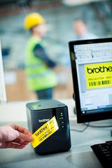 Brother PT-P900WC High-Resolution Industrial Desktop Label Printer with Wi-Fi®, Black, Large PT-P900WC; WiFi