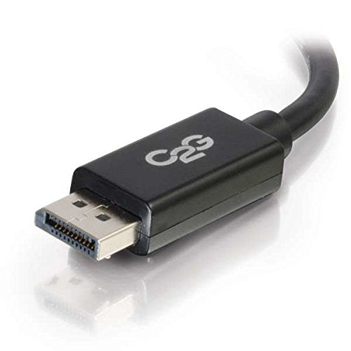 C2G 54423 DisplayPort Cable with Latches M/M, 8K UHD Compatible - Digital Audio Video, Black (1 Foot, 0.30 Meters)