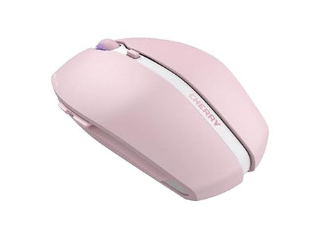 CHERRY GENTIX BT Wireless Bluetooth Mouse, Multi-Device Function for up to 3 Devices, Switchable Resolution (1000/2000 DPI), 7 Buttons and Scroll Wheel, Battery Operated, Black (Cherry Blossom)