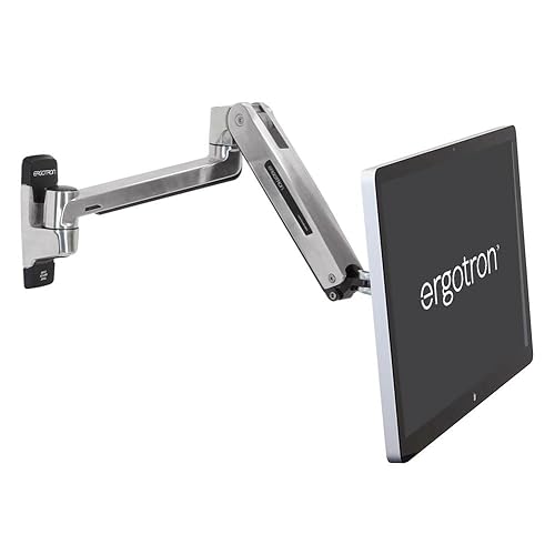 Ergotron LX Desk Mount Monitor Arm (Polished Aluminum)