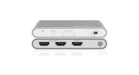 KanexPro 4K HDMI 1 x 2 Splitter with HDCP2.2, Silver (SP-HD20-1X24K)