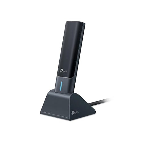 TP-Link AXE5400 WiFi 6E USB Adapter for Desktop PC (Archer TXE70UH) - Tri-Band Wireless Network Adapter, Ultra-Low Latency, MU-MIMO, OFDMA, Refined Security, WPA3, Supports Windows 11/10 Wi-Fi 6E | AXE5400