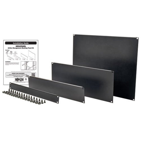 Tripp Lite 19-in Rack Blanking Panel Kit for Enclosure Server Cabinet, 4 Pieces -19 Components, SRXUPANEL, Black