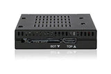 ICY DOCK Dual 2.5” SSD Dock Trayless Hot-Swap SATA / SAS Mobile Rack for Ext 3.5” Bay | flexiDOCK MB522SP-B