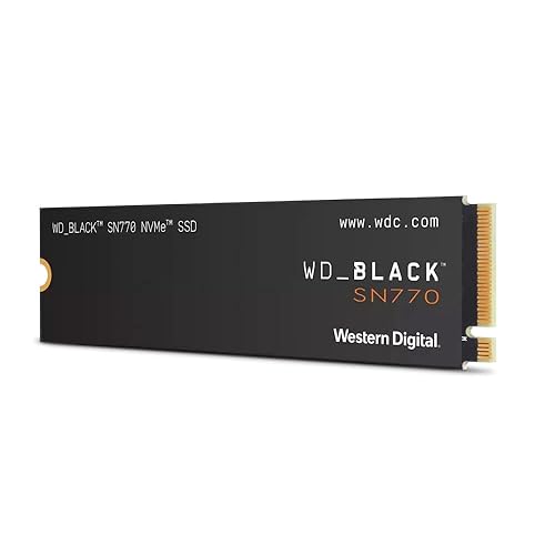 Western Digital Hard Drives Brand Model Black SSD 500GB SN770 NvMe WDBBDL5000ANC-WRSN