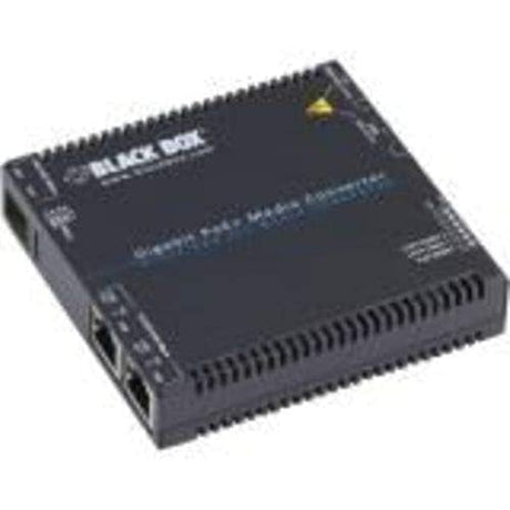 Black Box Network Services LGC5210A Gigabit PoE Plus Media Converter, 10-100-1000BASE-T to SFP