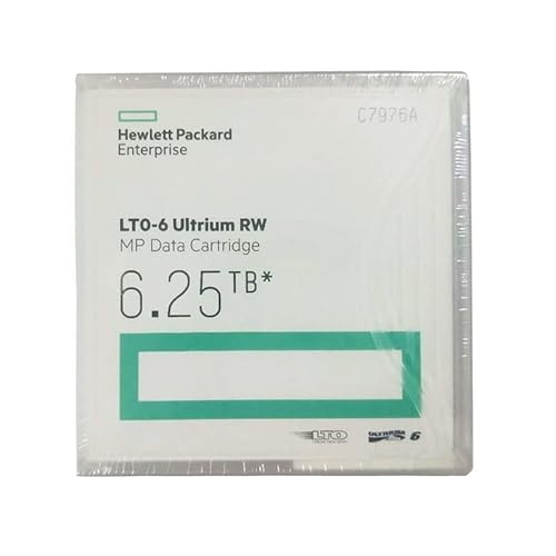 Hewlett-Packard Enterprise Hp C7976A LTO 6 Ultrium (2.5/6.25 TB) MP RW Data Cartridge