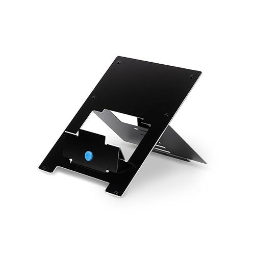 R-Go Tools Riser Ergonomic Height Adjustable Laptop Stand, Black