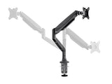 Monoprice Smooth Full Motion Single Monitor Adjustable Gas Spring Desk Mount - Black For Large Screens, Supports Up To 34 inch Monitors, 19.8 LBS Max Display Weight, Easy Set up