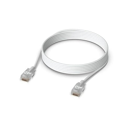 Ubiquiti UACC-Cable-Patch-EL-3M-W Networking Cable Translucent,White Cat6