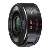 Panasonic HPS14042K Lumix G X Vario PZ 14-42mm/F3.5-5.6 Aspherical/Power Optical Image Stabilized Zoom Lens (Black)