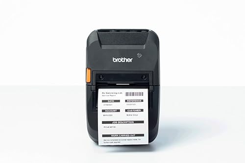 Brother RJ3230BL Portable 3 Direct Thermal Receipt/Label Printer