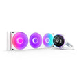 NZXT Kraken Elite 360 RGB 2024 - AIO CPU Liquid Cooler - 360mm Radiator - F360 RGB Core Fan - Customizable 2.72 IPS LCD - NZXT Turbine Pump - AMD® AM5, AM4 - Intel® LGA 1851/1700, 1200/115X - White White 360mm Radiator Kraken Elite 2024 RGB