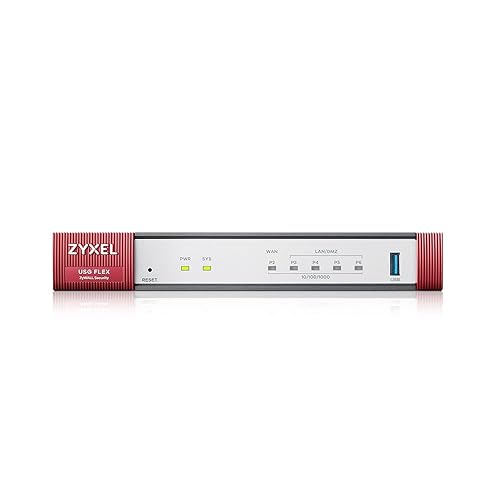 Zyxel ZyWALL 350 Mbps VPN Firewall, Recommended for up to 10 Users [USG Flex 50]