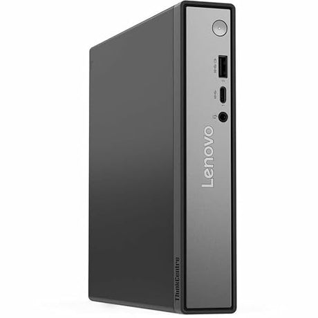 Lenovo ThinkCentre neo 50q QC 13C8000YUS Desktop Computer - Snapdragon X X1-26-100-16 GB - 256 GB SSD - Tiny - Eclipse Black
