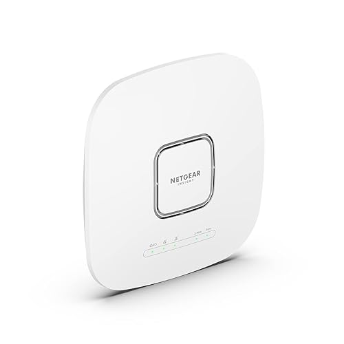 NETGEAR Cloud Managed Wireless Access Point (WAX625) - WiFi 6 Dual-Band AX5400 Speed Up to 328 Client Devices 802.11ax Insight Remote Management PoE+ Powered or AC Adapter (not Included) AX5400 | WiFi 6 | PoE+