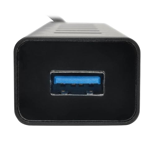 Tripp Lite 7-Port USB-A Mini Hub - USB 3.2 Gen 1, Up to 5 Gigabits per Second, Strong Aluminum Housing, International Plug Adapters for UK, EU, Australia - 1-Year Warranty (U360-007-AL-INT)