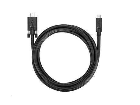 Targus+ACC1122GLX+USB-C+Data+Transfer+Cable+-+5.91+ft+USB-C+Data+Transfer+Cable+-+Type+C+Male+USB+-+Type+C+Male+USB+-+10+Gbit%2fs+-+Black