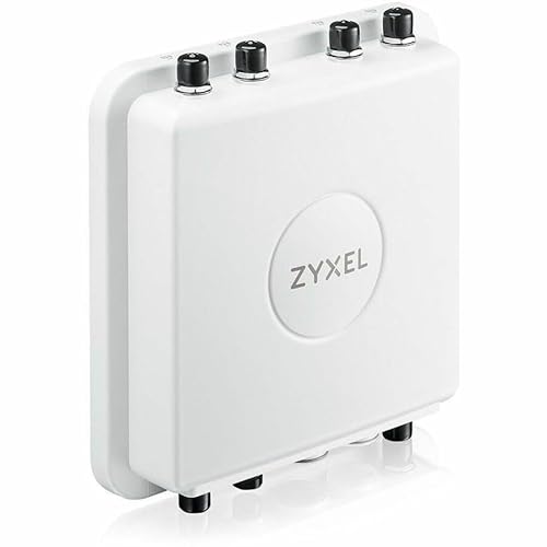 Zyxel WiFi 6 AX3000 Wireless Outdoor Long Distance Access Point | External Antennas (Not Included) | Mesh and Point to Point Bridge | Cloud, App, or Direct MGMT | POE+ |1 Year Nebula Pro | WAX655E WiFi 6 | AXE5400 | Outdoor