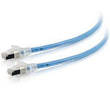 C2G 43175 Cat6a Cable - Shielded HDBaseT Certified Cable, Plenum CMP-Rated, Blue (150 Feet, 45.72 Meters)