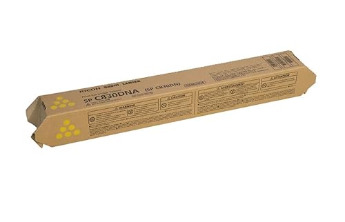 Ricoh 821182 SP C830DNA Genuine Yellow Toner Cartridge - 27,000 Page Yield, OEM Print Cartridge for SP C831DN